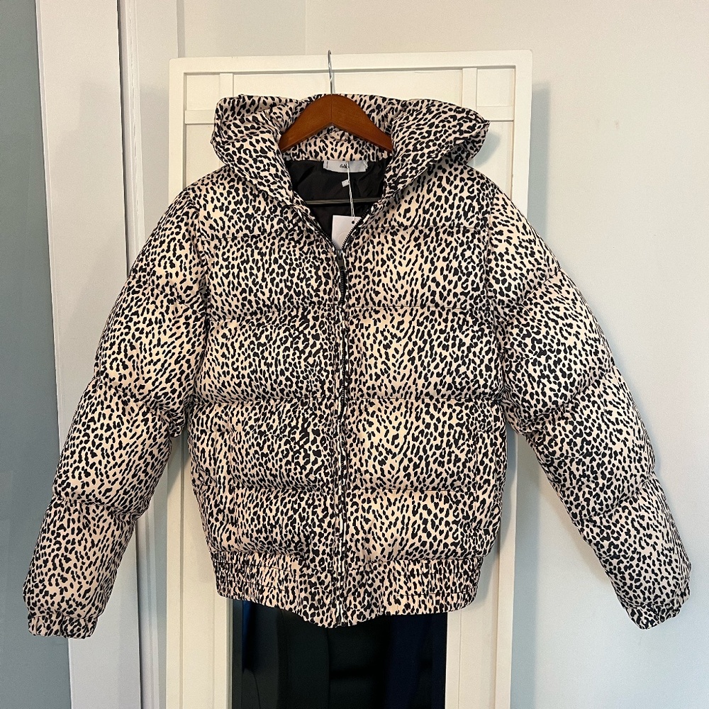 Puffer Animal Print Jacket